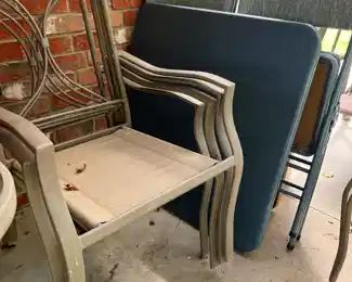 stacking outdoor chairs
