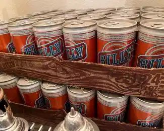 Billy Beer, two cases unopened