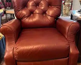 leather recliner, two available