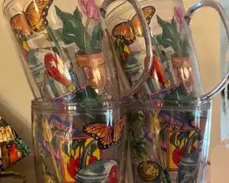 butterfly tumblers