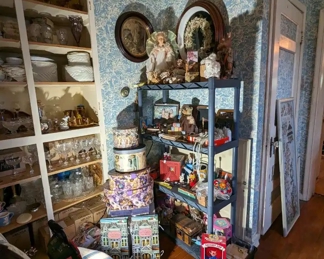 Selection of vintage children's toys.