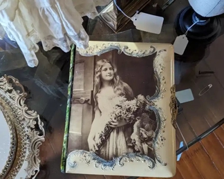 Victorian celluloid photo album.