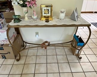 Console Table Stone matches LR set