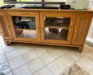 Media Cabinet Oak
