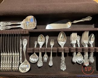 FRANCIS I Eagle-R-Lion 1907 STERLING Flatware Set by Reed & Barton