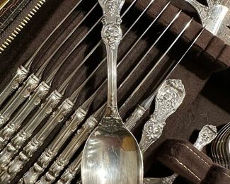 FRANCIS I Eagle-R-Lion 1907 STERLING Flatware Set by Reed & Barton