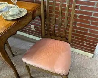 Vintage HENREDON Table and Chair Set with Side Drawers