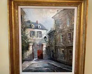 Original Oil on Canvas by LUCIEN DELARUE