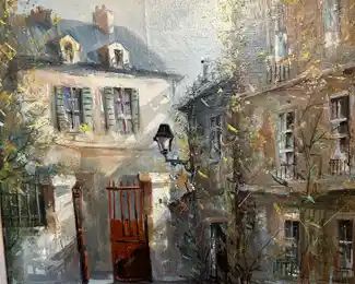 Original Oil on Canvas by LUCIEN DELARUE