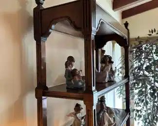 ETHAN ALLEN Classic Manor Solid Maple Open Etagere / Bookcase