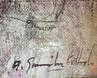 Original Oil on Canvas by ANTONIO GONZALES COLLADO