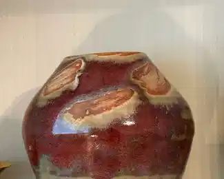 Signed Pottery Vase