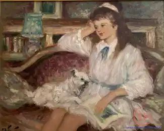 Original Oil on Canvas by PIERRE EUGENE DUTEURTRE