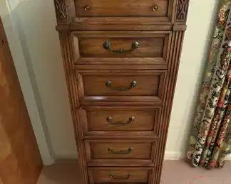 Vintage HENREDON Style Jewelry Armoire