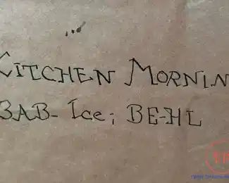 Dimensional Diorama "Kitchen Morning" Signed WILLIAM L