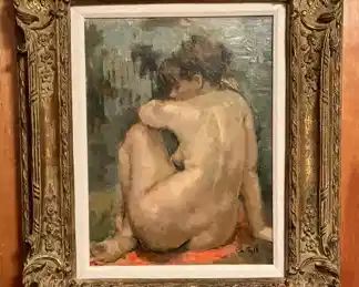 Original Nude Oil on Canvas by CHRISTIANNE GILLONIER