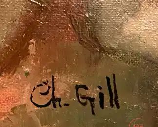 Original Nude Oil on Canvas by CHRISTIANNE GILLONIER