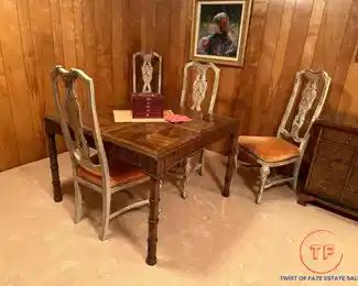 Drexel Heritage Table with Drexel Heritage Sketchbook Collection Chairs