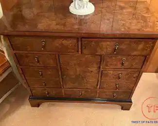 Burlwood Apothecary Chest by TOMLINSON FURNITURE