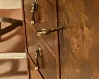 Burlwood Apothecary Chest by TOMLINSON FURNITURE