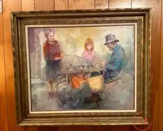 Original Oil on Canvas by ANTONIO GONZALES COLLADO