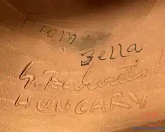 Vintage ANNA BERKOVITS Signed Terracotta Sculpture