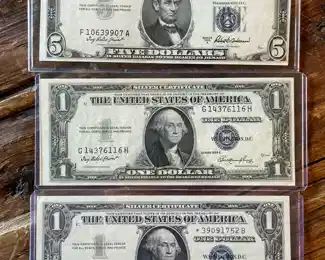 $1 and $5 Silver Certificates
