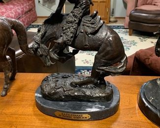 James Earle Fraser Remington Bronze Sculpture
