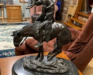 James Earle Fraser Remington Bronze Sculpture