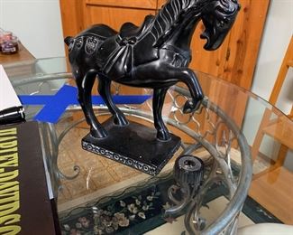 Alexander Backer Show Horse Statue Sculpture