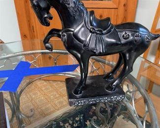 Alexander Backer Show Horse Statue Sculpture