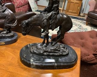 James Earle Fraser Remington Bronze Sculpture