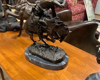 James Earle Fraser Remington Bronze Sculpture