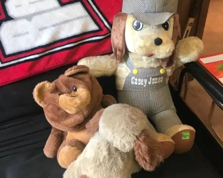 I came into the room one day, caught the Casey Jones doll out of the corner of my eye, and thought a small child had come into the house and was sitting on the futon.