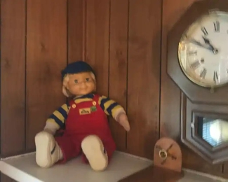 We actually unpacked the clock from its original packaging. It has a 31 day Seiko movement, strikes on the half hour and counts out the hour.n