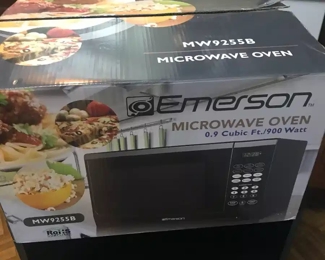 New, in-the-box microwave