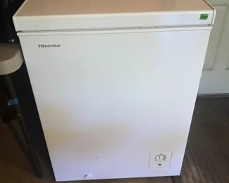 5 Cu. Ft. Hisense chest freezer, practically brand new!