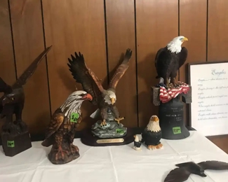 A collection of eagles.
