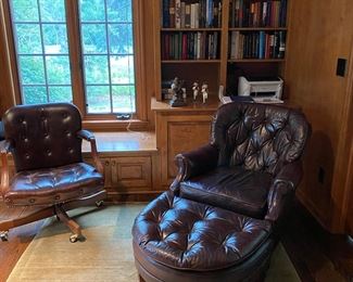 Leather chairs
