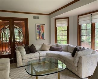 Century curved sectional