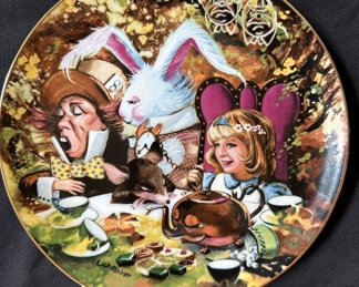 Whittaker 1979 Fantasy World Madhatter's Tea Party Plate