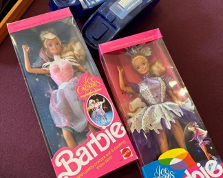 1990 Mattel Ice Capades Barbie Doll, 1989 Mattel Ice Capades Barbie Doll