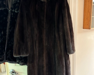 Long Dark Brown Mink Coat