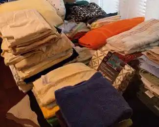 Towels sheets etc