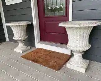 Pair of urn planters ~