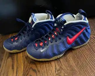 Nike Air Foamposite Pro USA Blue Void/Red sneakers ~