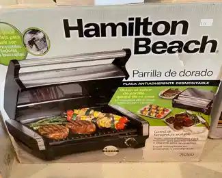 Hamilton Beach flavor sealing Indoor grill ~