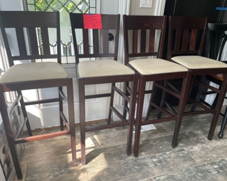 Set of 4 Crate & Barrel bar stools ~