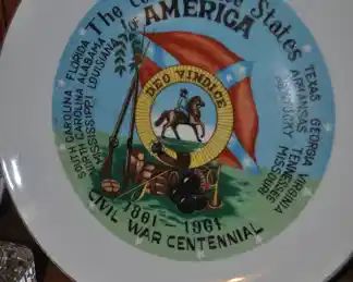 Confederate plate 
