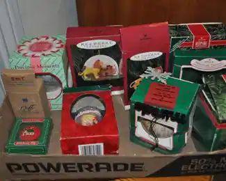 Hallmark Christmas ornaments 
